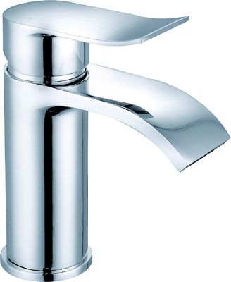 Stylish Chrome Finish Single Handle Basin Faucet For Bath T8782AW
