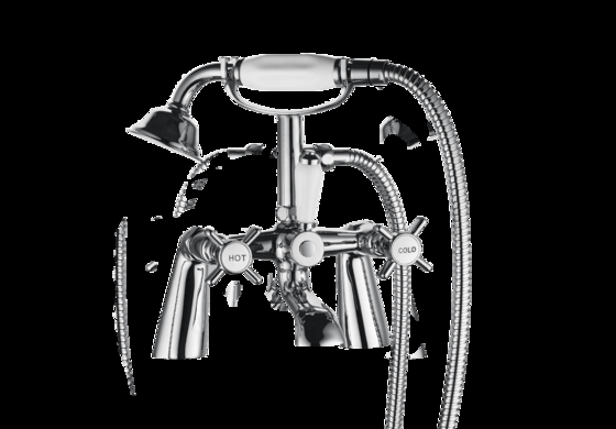 Brass Bath Shower Mixer Faucet with a Classical Bathroom T8048N