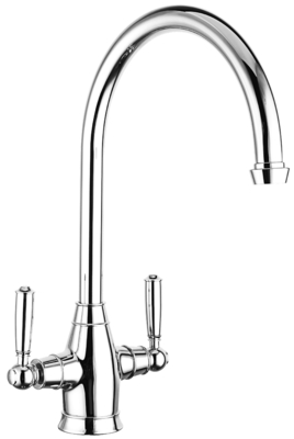 Chrome and Brass Kitchen Mixer Faucet The Perfect Combination for Your Kitchen T81069