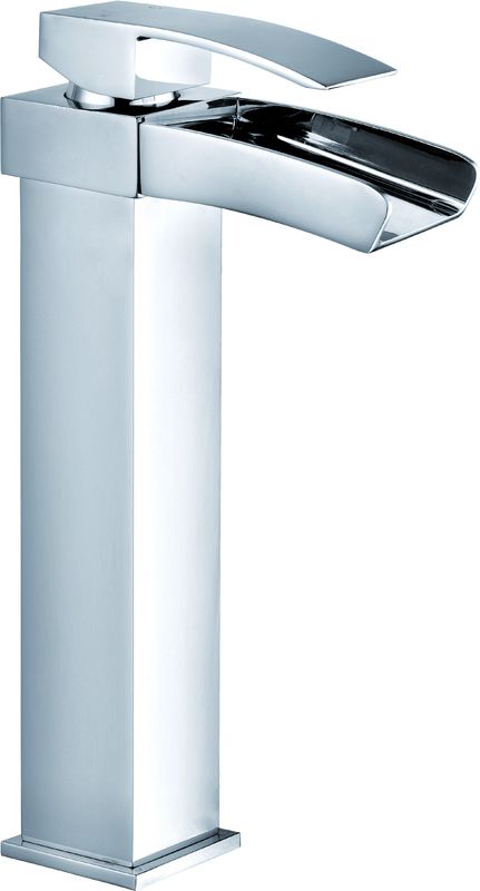 Chrome Finish Ceramic Valve Type Basin Mixer Faucet For Bath T8772AL