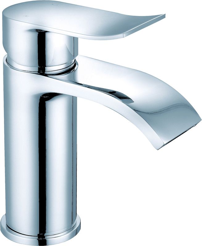 Stylish Chrome Finish Single Handle Basin Faucet For Bath T8782AW