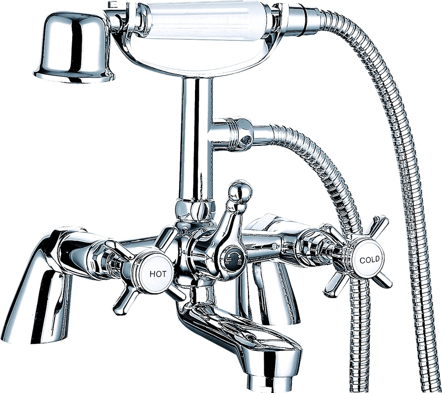 Easy Installation Double Handle Bath Shower Mixer Faucet for Your Bathroom T8048