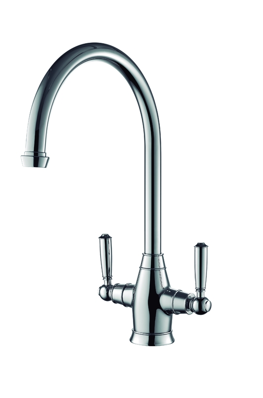 Chrome and Brass Kitchen Mixer Faucet The Perfect Combination for Your Kitchen T81069